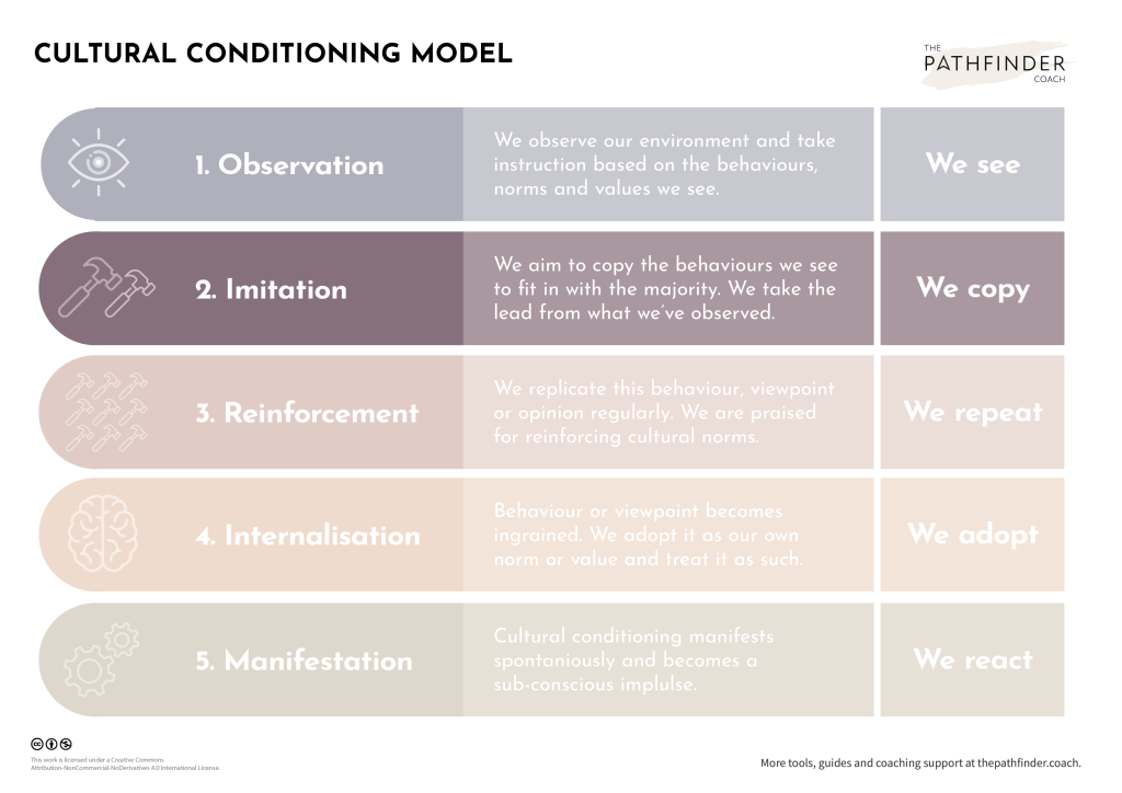 Cultural Conditioning Model 2 Cultural Conditioning Model - 2. Imitation